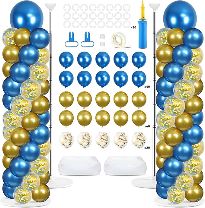2 Sets Adjustable Balloon Column Stand Kit by Naozinebi