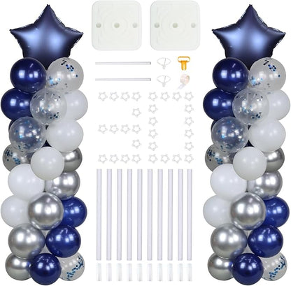2 Set 5 Feet Balloon Column Kit by PIXHOTUL