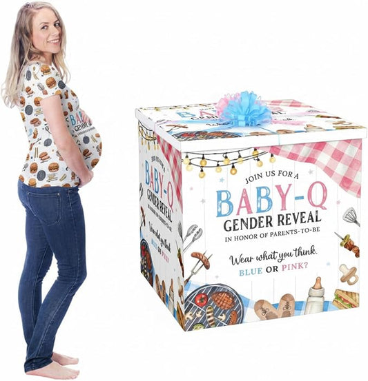 AmazingSpark 28in Giant Gender Reveal Gift Box by Unknown