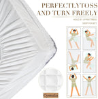 Cymula California King Mattress Topper, Sherpa Mattress Pad for Cal King Bed with 900GSM Down for Back Pain Extra Thick Mattress Cover Pillow Top with 8-21" Pockets, Grey