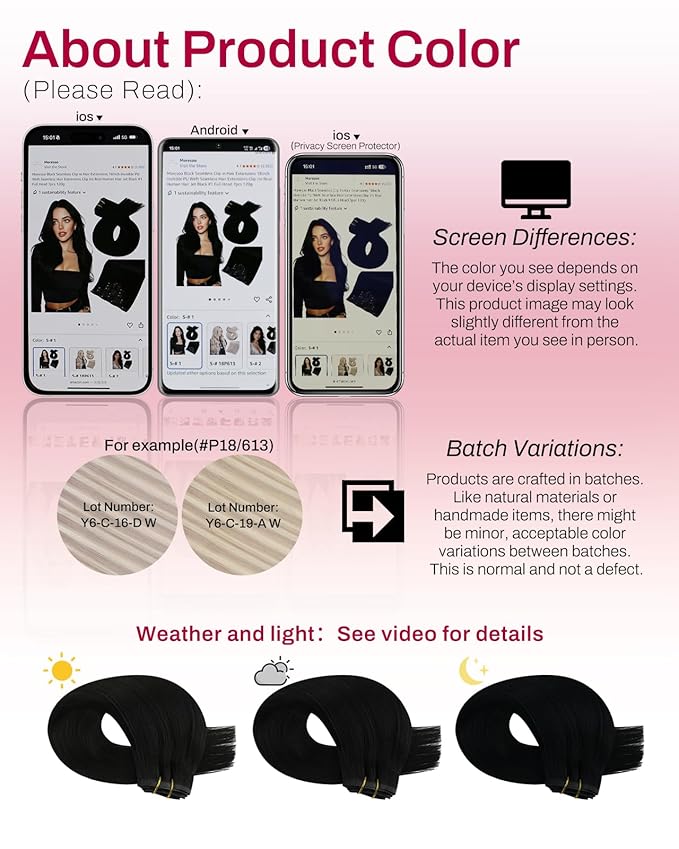 Moresoo Seamless Jet Black Clip in Hair Extensions Human Hair 22 inch Black Hair Extensions Clip ins Long And invisible 120g/7pcs 22 inch