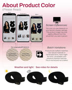 Moresoo Black Seamless Clip in Hair Extensions Real Human Hair Jet Black Human Hair Clip in Extensions 18 inch Long Thick for Women to Add Volume 135g 7pieces Pu Skin invisible