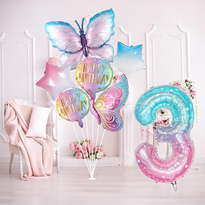Butterfly 3rd Birthday Decorations - Image 4