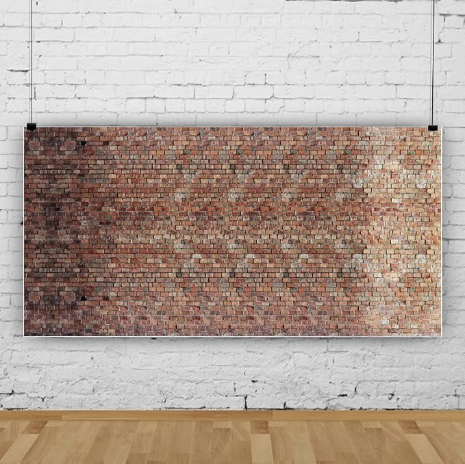 20x10ft Vintage Red Brick Wall Photo Backdrop Newborn Baby Girls Adults - Image 3