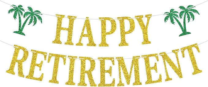 Happy Retirement Banner by Tivurcia