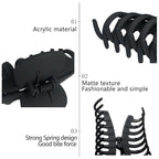 OWIIZI Large Hair Claw Clips for women, 4.3" Matte Jumbo Hair Clips Non-Slip Ponytail Barrette Strong Hold Claw Clips for girls Long Thick Hair (4packs)…