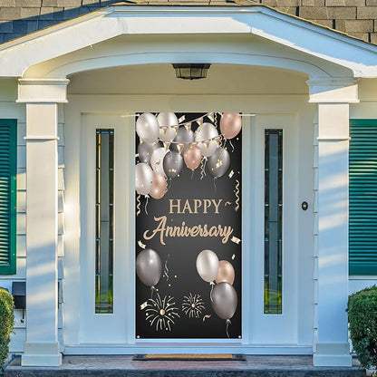 Happy Anniversary Door Banner, Wedding Anniversary Decorations - Image 6