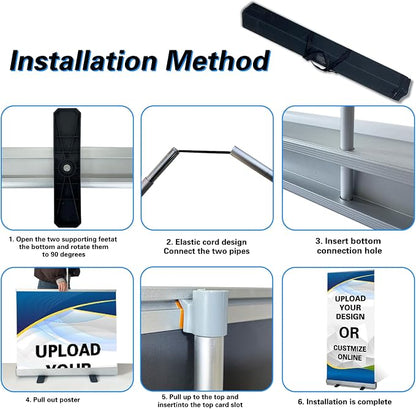 CUSTOM Retractable Banner Stand, Banners are made from curl-free fabric - Image 8