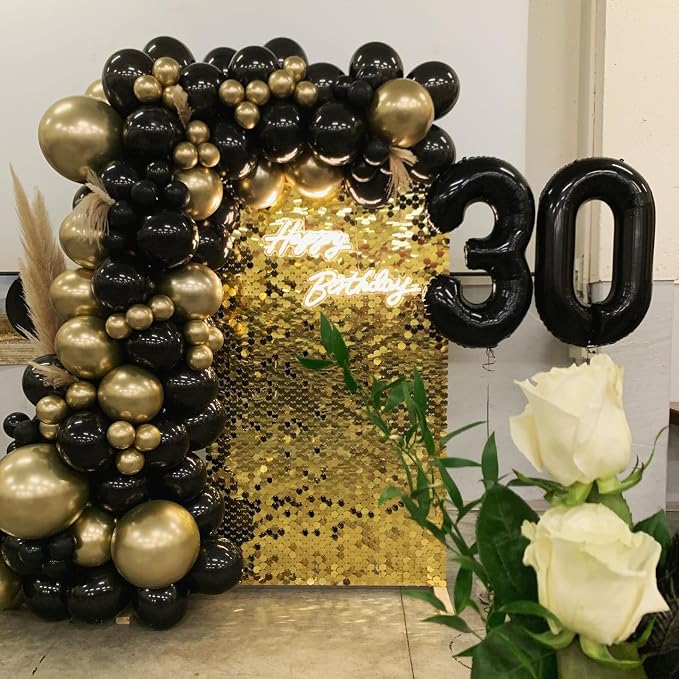 Black 40 Balloon - Image 3