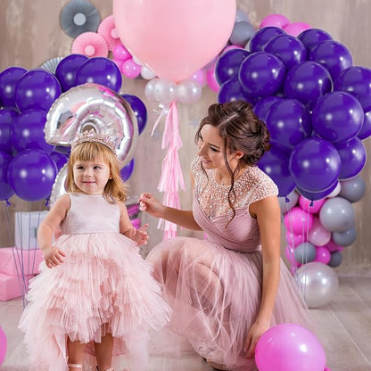 50pcs Dark Purple Balloons, 12inch Helium Quality Deep Purple Balloons | - Image 4