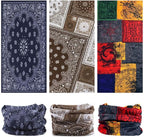 Neck Gaiter Headband Headwear Head Wrap Face Mask Magic Scarf Bandana for Men and Women