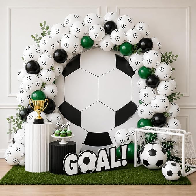Soccer Balloons 12 Inch Soccer Ball Balloons - Image 5