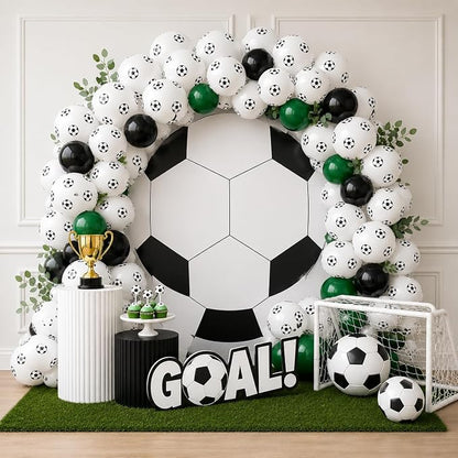 Soccer Balloons 12 Inch Soccer Ball Balloons - Image 5