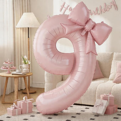 40 Inch Dusty Pink Number 9 by KYGNE
