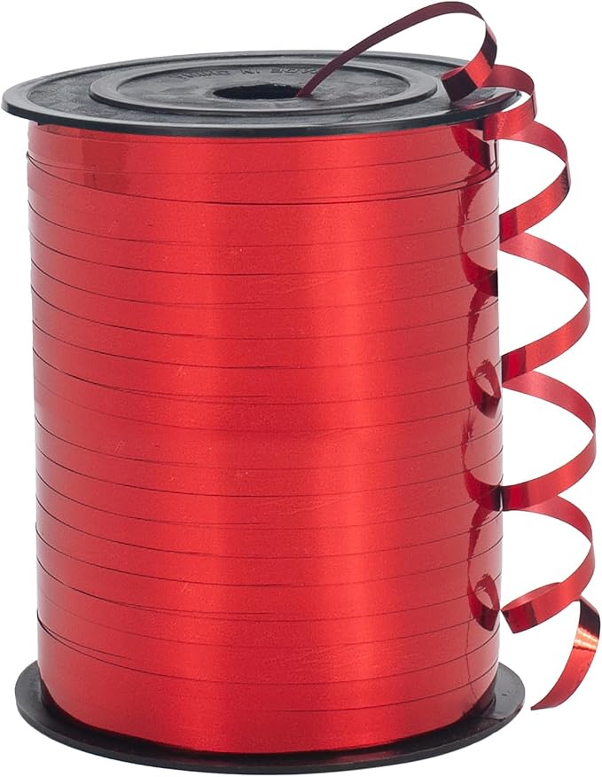 500 Yard Red Curling Ribbon for Gift Wrapping, Balloon Ribbon, Balloon String by MOTYAWN