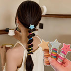 Telephone Cord Hair Ties for Women & Girls - Spiral Hair Coils, No Damage Elastic Hair Bands, Soft Stretchy Hair Accessories for Thick Hair- SP-3﻿