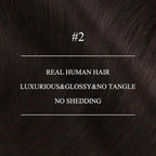YoungSee 28Inch Nano Beads Hair Extensions Human Hair Dark Brown Nano Rings Human Hair Extensions Brown Nano-Tip Hair Extension 1g/s Nanolink Extension for Weddings 50s 50g