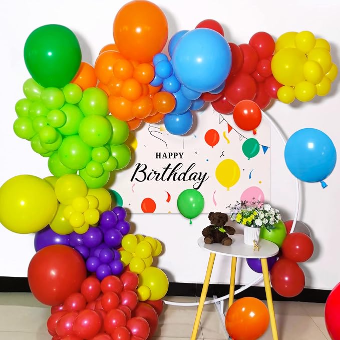 Yellow Balloon Arch Kit 111Pcs 18 12 5 Inch Latex Party Balloons Garland - Image 6