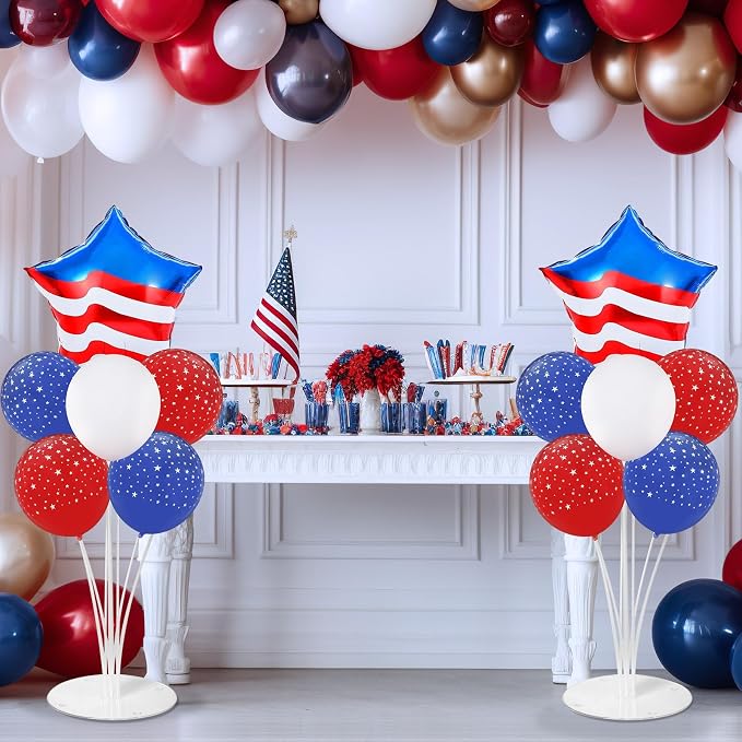 USA Patriotic Balloons Stand Kit 2 Sets - Image 4