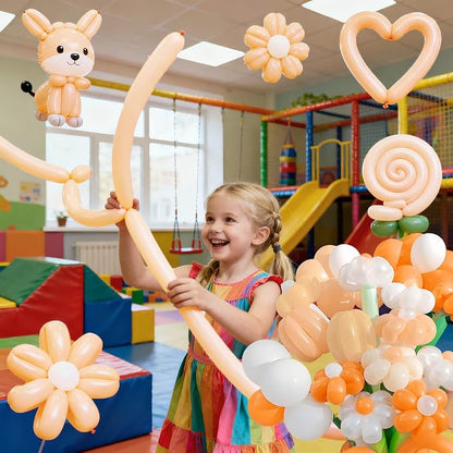Nude Long Balloons Premium 260 Twisting Animals Magic Balloons - Image 6