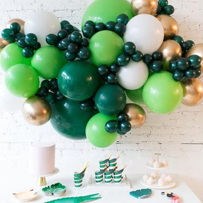 PartyWoo Green Balloons 4pcs Green Latex Helium Balloons 36 Inch | Birthday - Image 6