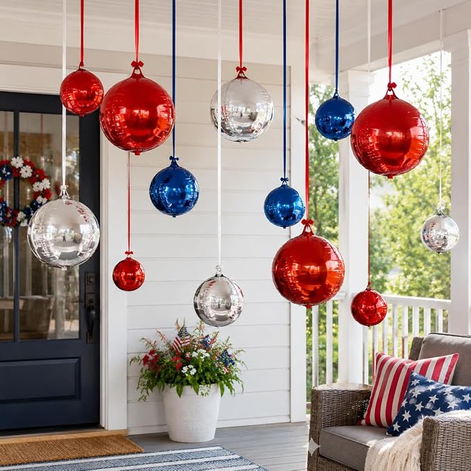 Red White Blue Balloons - Image 8