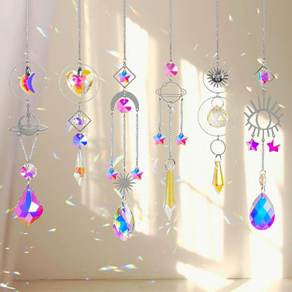 Sun Catchers 6Pieces Colorful Crystals Suncatcher by ilclvizGift