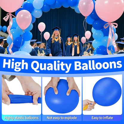 Blue Balloon Arch Kit 111Pcs 18 12 5 Inch Latex Party Balloons Garland - Image 4