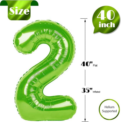 Light Green 2 Balloon - Image 5