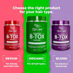 I Belli Capelli Ravenna B-tox Organic Hair Mask - Hair Conditioner with Brazilian Keratin, Argan Oil, and Panthenol - Nourishing, Hydrating, Smoothing Treatment - 1L, 2 Pack