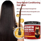 2 Pack Collagen Hair Mask & Keratin Hair Mask,Keratin Hair Treatment,Repair Treatment Deep Conditioning Hair Treatment Mask for Damaged Hair,Hydrating Conditioner with Argan Oil for Dry Hair