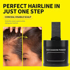 Gowwim Root Touch up Powder, Instantly Gray Hair Cover up Hairline Powder for Women & Men Waterproof and Sweatproof Root Cover Up Long-Lasting for Thinning & Loss Hair (Light Brown, 10g)