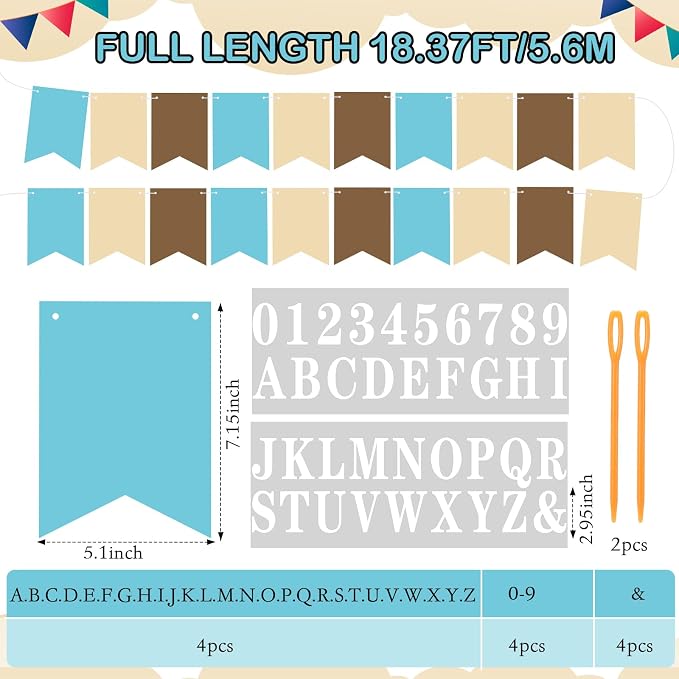 Mooliwe 171 Pcs DIY Custom Banner Kit Make Your Own Customizable Sign - Image 2