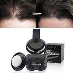 VOLLUCK Hairline Powder Instantly, Root Touch up Powder Hair Color Upgraded, Grey Root Cover up Conceals Hair Loss, Hairline Shadow for Women & Men for Thinning Hair Natural, Sweatproof (Dark Brown)