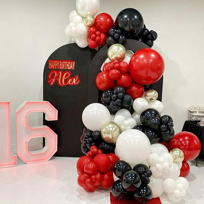 RUBFAC Red Balloons 120pcs 12 Inch, 2026 International Football Game Decor - Image 7