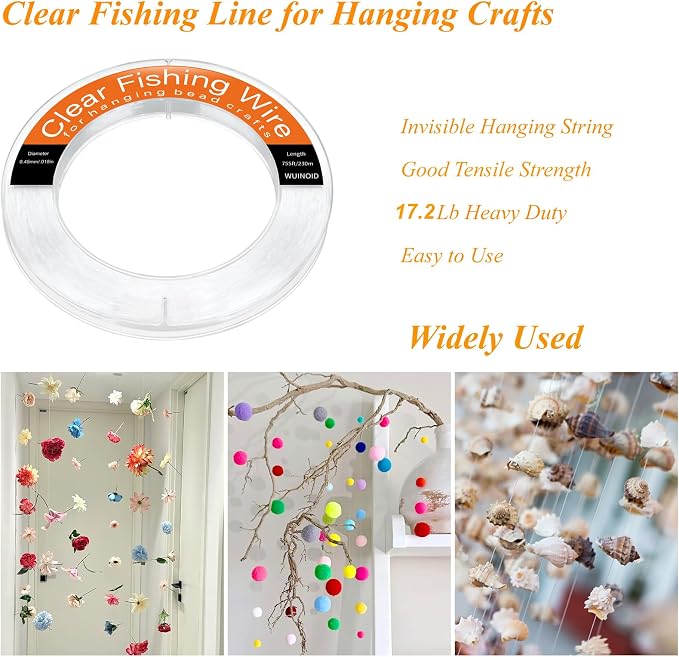 Fishing Line Wire Monofilament Clear Nylon String - Image 4