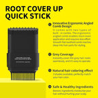 Gowwim Root Touch up Powder, Instantly Gray Hair Cover up Hairline Powder for Women & Men Waterproof and Sweatproof Root Cover Up Long-Lasting for Thinning & Loss Hair (dark brown5, 15g)