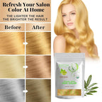 100% Organic Henna Hair Color – Natural, Chemical-Free Hair Dye for Rich, Vibrant Color & Gloss – Grey Coverage, Safe for All Hair Types, Vegan Non-Toxic, Herbal Hair Treatment (GOLDEN BLONDE)