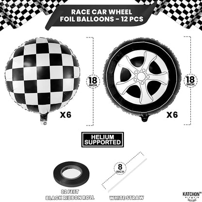 KatchOn, Huge Tire Balloons and Checkered Balloons - Image 2