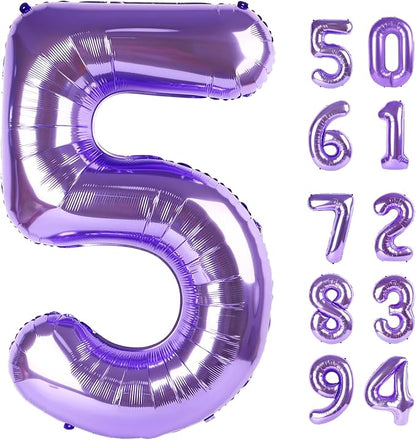 Purple 5 Balloon by IWERP