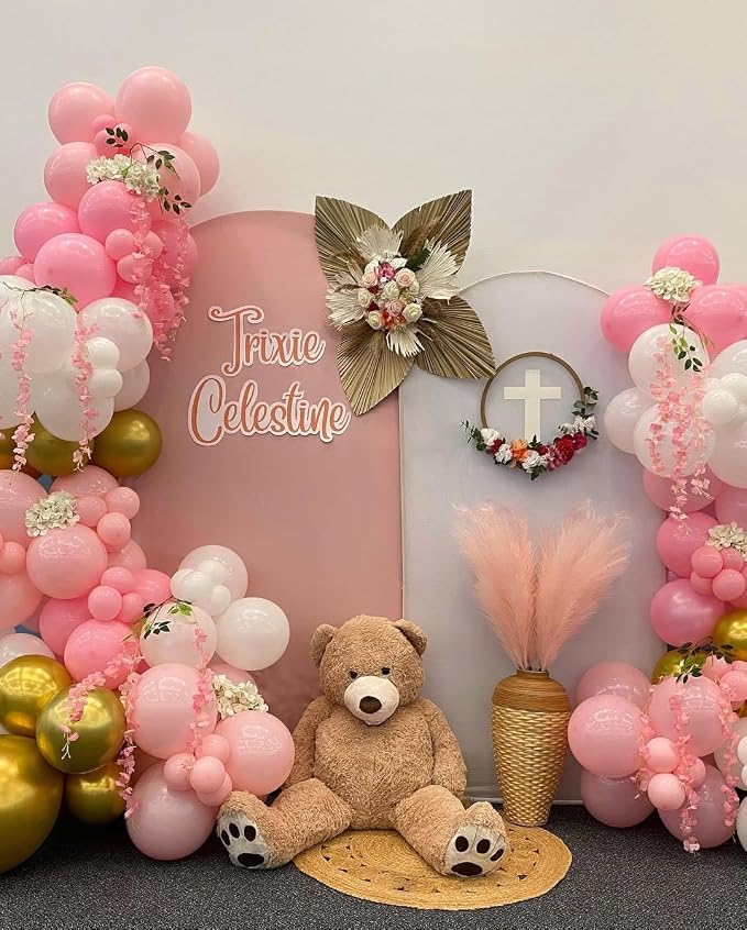 172Pcs Pink Balloon Garland Arch Kit - Image 3