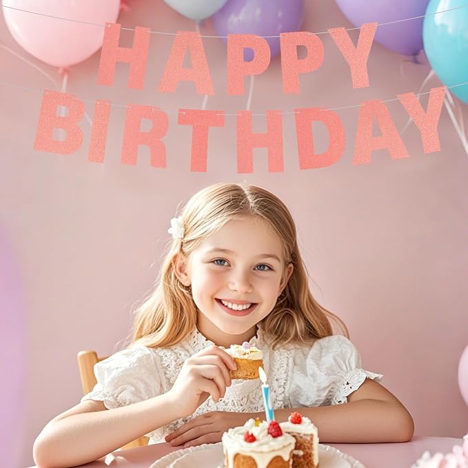 DIY Banner Kit with Letters Glitter Banner Letters Customizable Birthday - Image 6