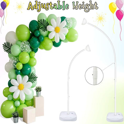 Lighted Half Arch Balloon Stand Kit 8.2FT/6FT Balloon Arch Kit - Image 4