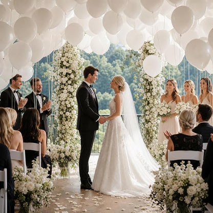 White Latex Balloons - Image 5