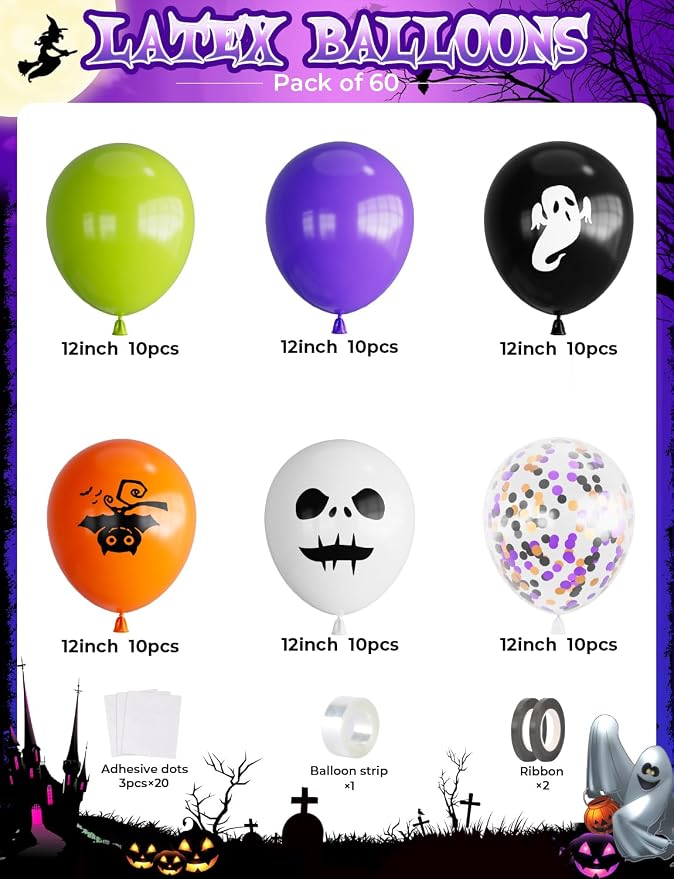 Halloween Party Balloons Decorations - Image 5