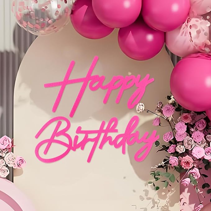 Happy Birthday Sign for Backdrop by MASTRON