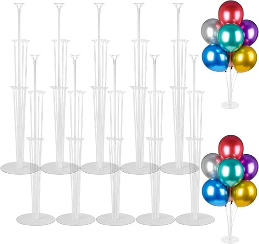 Voircoloria Balloon Stand Kits for Table Birthday Party Decorations, 10 Sets | by Voircoloria