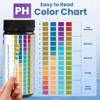 pH Test Strips 0-14 | 200 Universal Strips for Fast, Accurate pH Testing | Litmus Paper for Water, Pools, Kombucha, Food, Soap Making, Skincare, Brewing, Hydroponics, Science, Fermentation & Canning