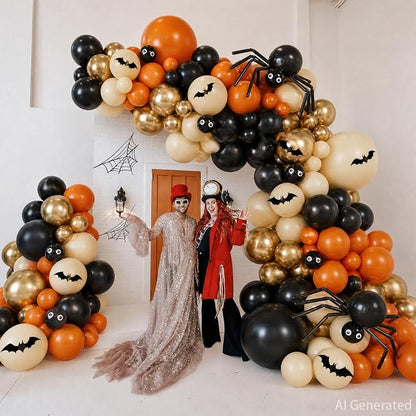 Halloween Balloons Arch Kit for Halloween Party Decorations Outdoor Indoor | - Image 3