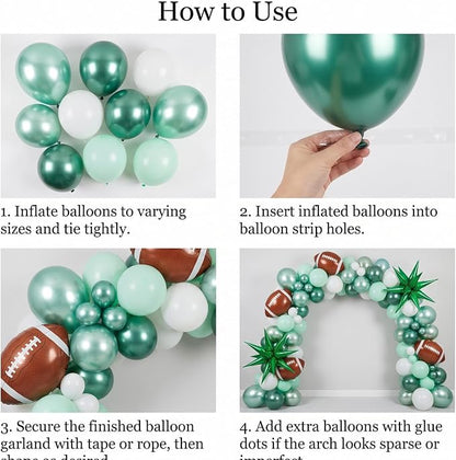 Eagle Football Balloon Arch Garland Kit - Image 3